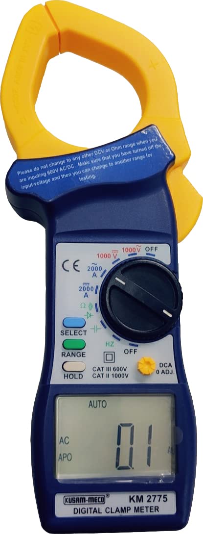 Kusam Meco KM 2775 AC/DC DIGITAL CLAMPMETER