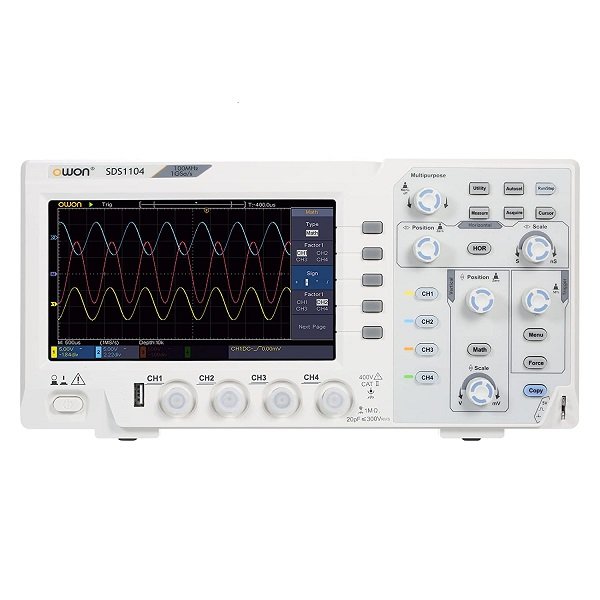 OWON SDS1104 4CH Series Economical Type Digital Oscilloscope