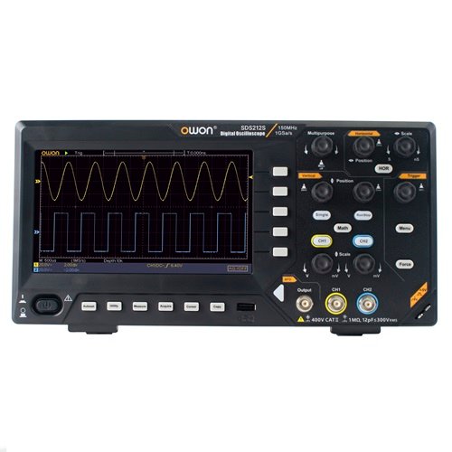 OWON SDS212S Digital Oscilloscope- 120Mhz, 2Channel + Function Generator