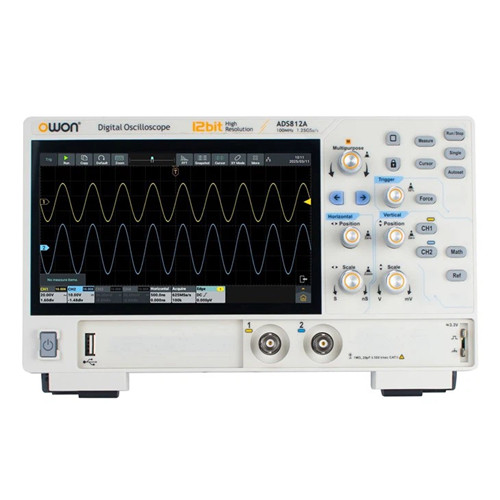 OWON ADS812A 12bits Digital Oscilloscope- 100 Mhz 2 Channel
