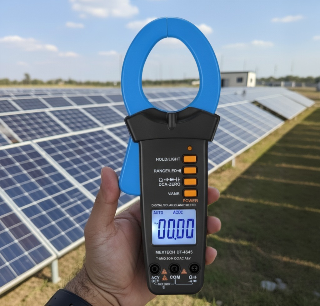 Mextech DT4545 Digital Solar True RMS Clamp Meter