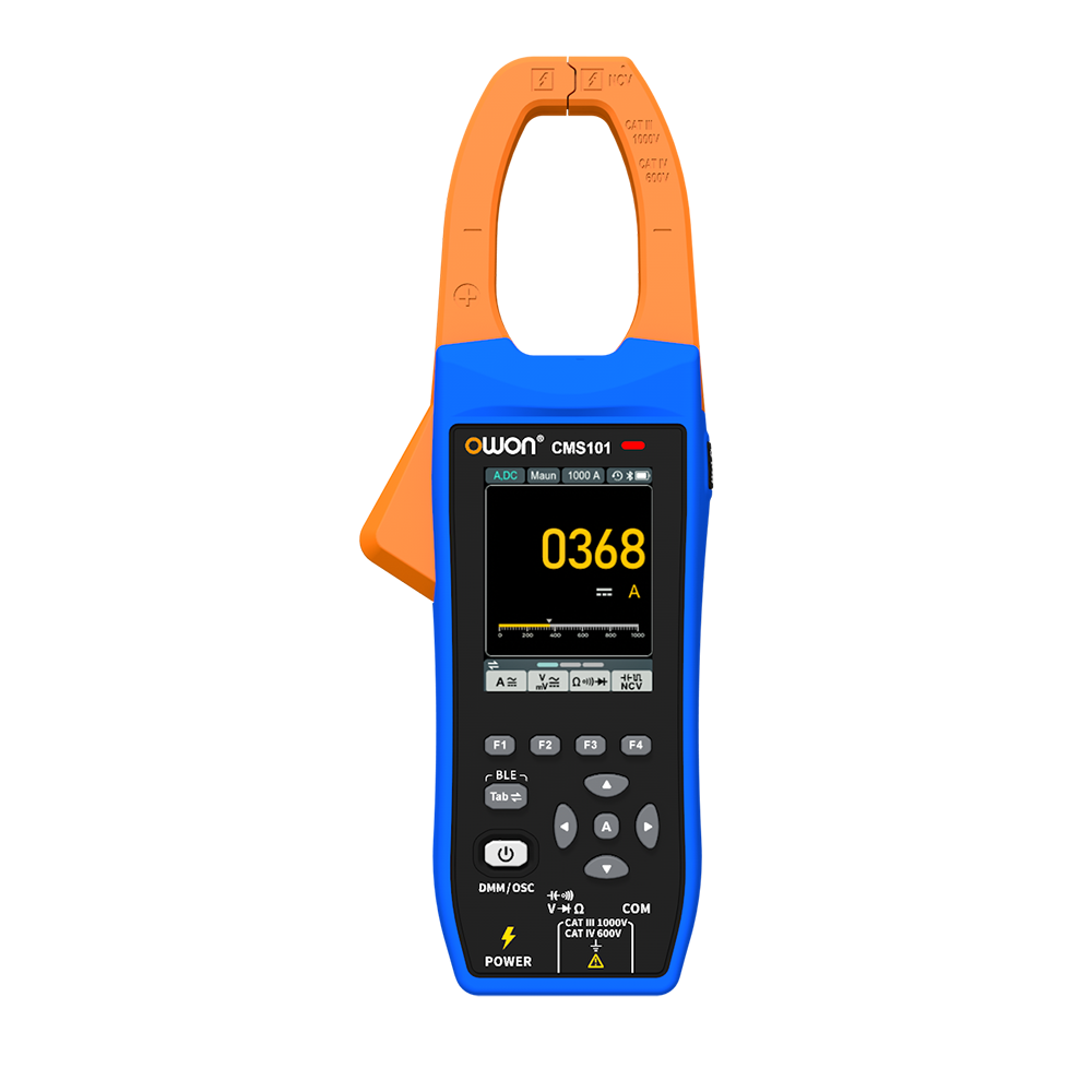 OWON CMS101 4-in-1 TRMS AC/DC Clamp Multimeter with Scope / Recorder