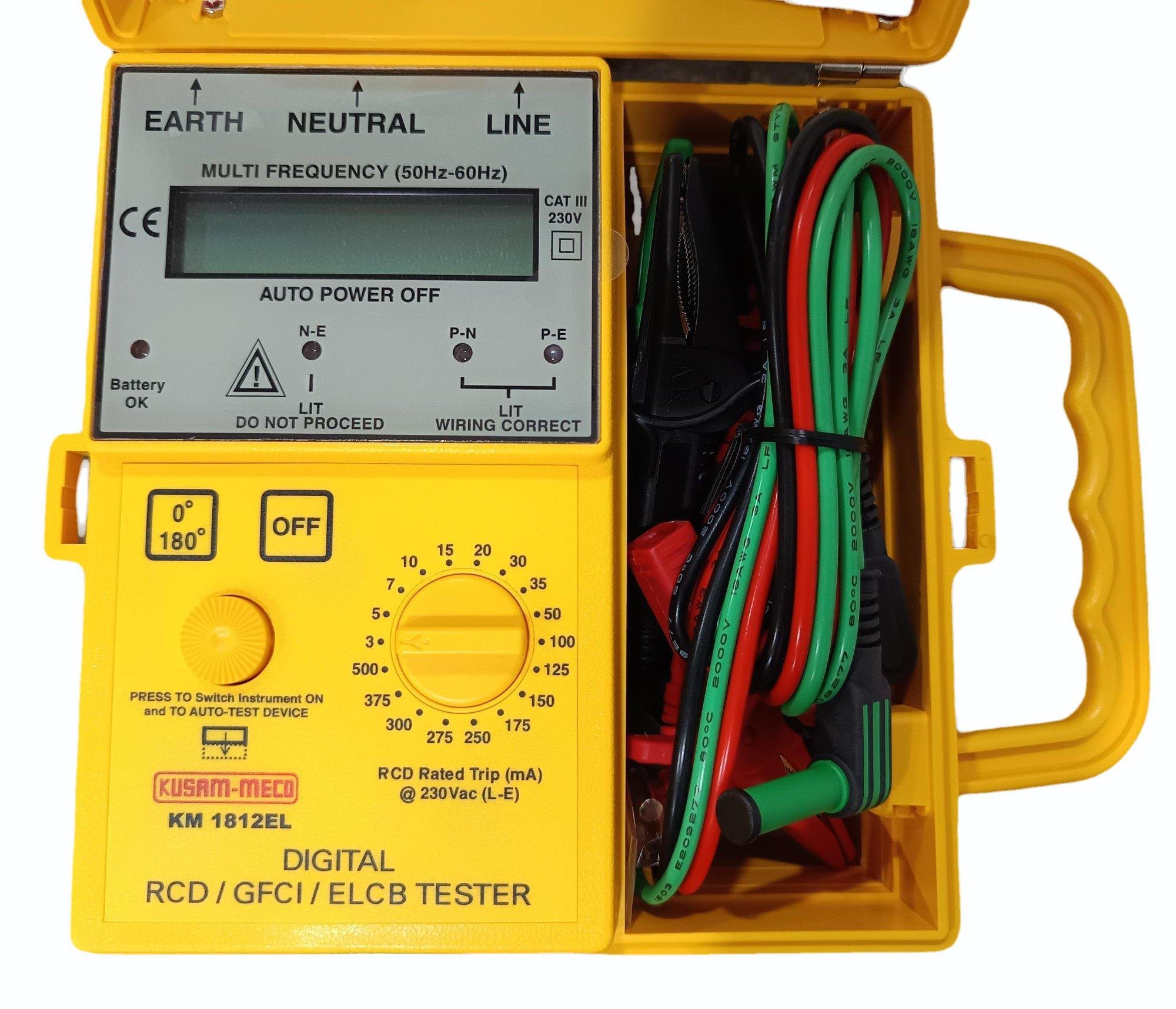 SEW 1812 RCD/GFCI/ELCB Tester