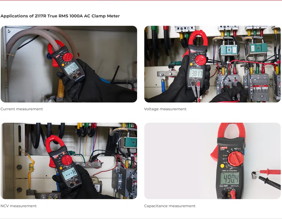 UNI-T 2117R True RMS 1000A AC Clamp Meter UNI-T 2117R True RMS 1000A AC Clamp Meter