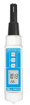 Lutron PHB-318 HUMIDITY BAROMETER TEMP. METER
