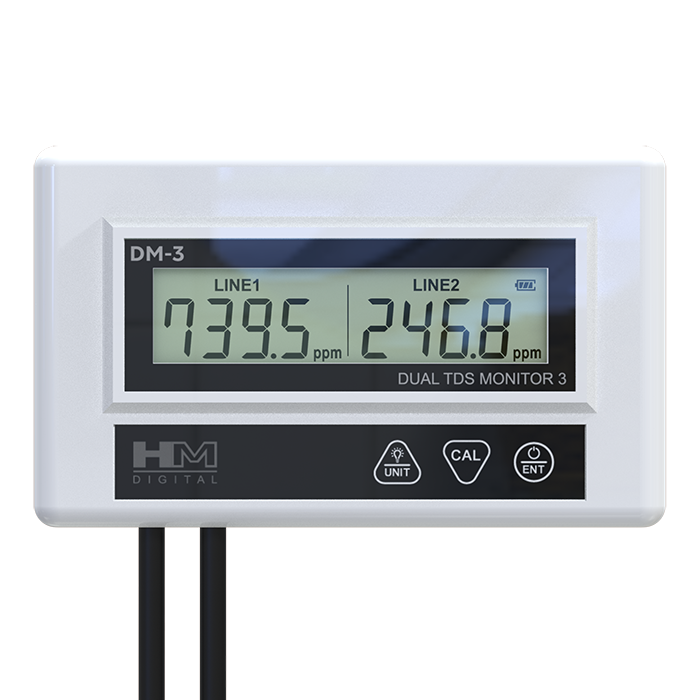 HM DM-3: Commercial In-Line Dual EC/TDS Monitor