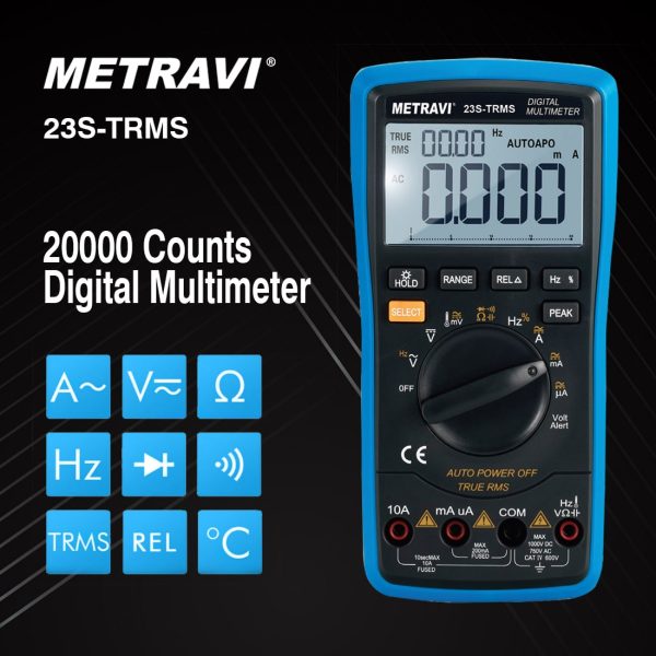 METRAVI 23S-TRMS Digital TRMS Multimeter