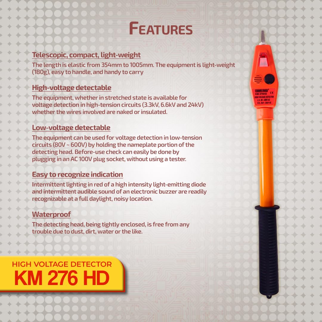 Kusum Meco-KM 276 HD33KV HIGH VOLTAGE DETECTOR