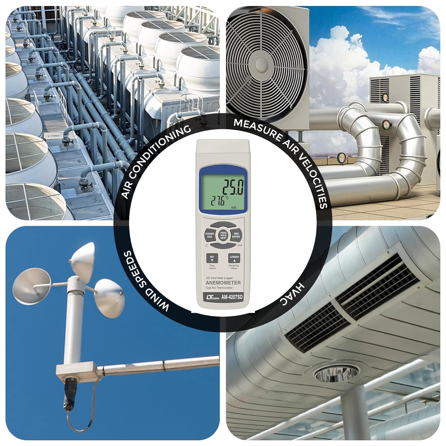 Lutron AM-4207SD Anemometer