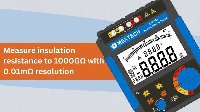 Mextech DIT954 5kV Digital Insulation Tester