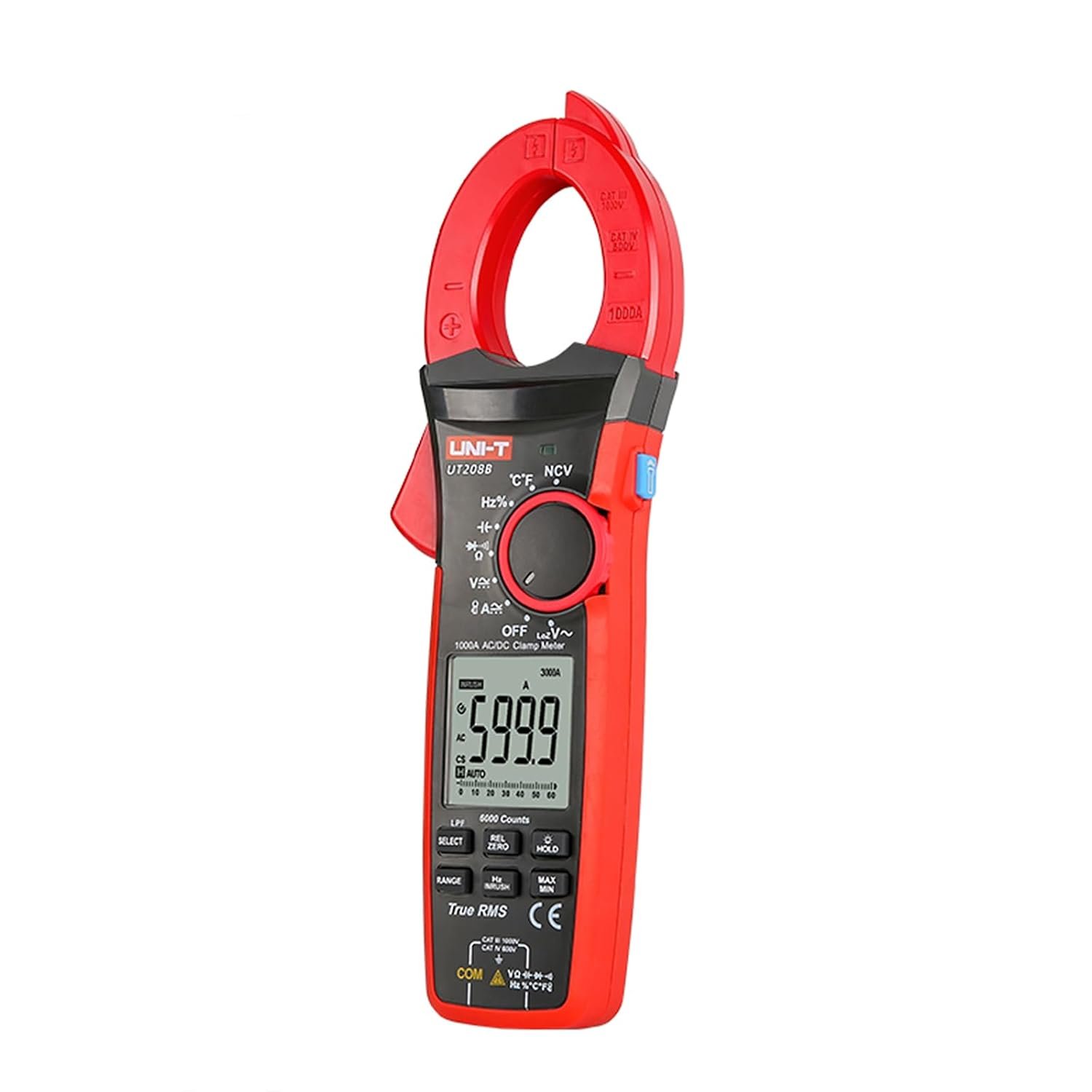 UNI-T UT208B True RMS Digital Clamp Meter- 1000A AC/DC