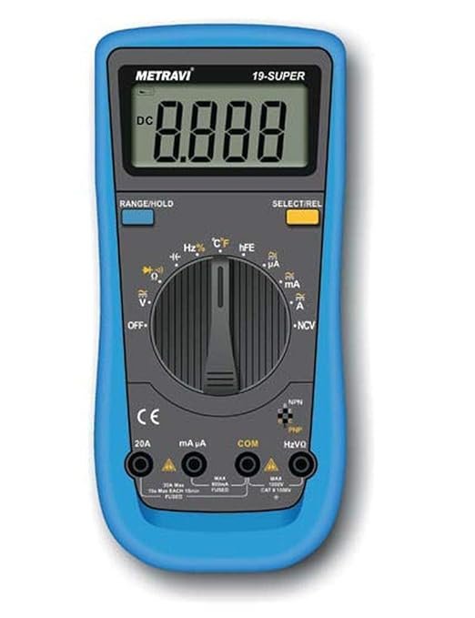 Metravi 19-Super Digital TRMS Multimeter