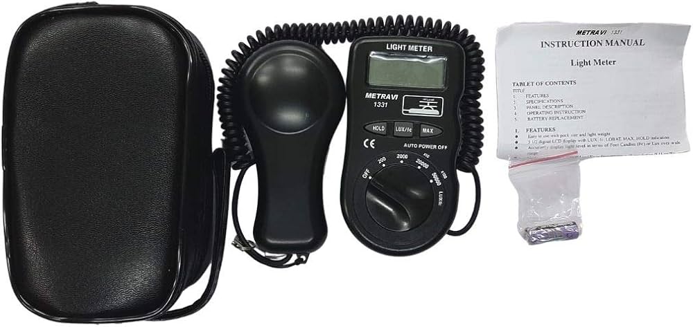 Metravi 1331 Digital Lux Meter