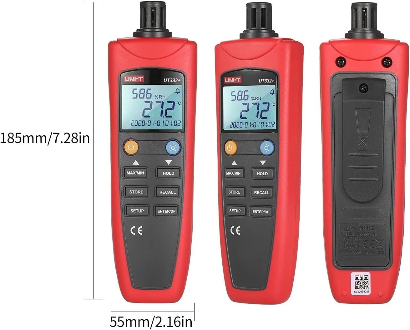 UNI-T UT332+ Series Temperature Humidity Meters