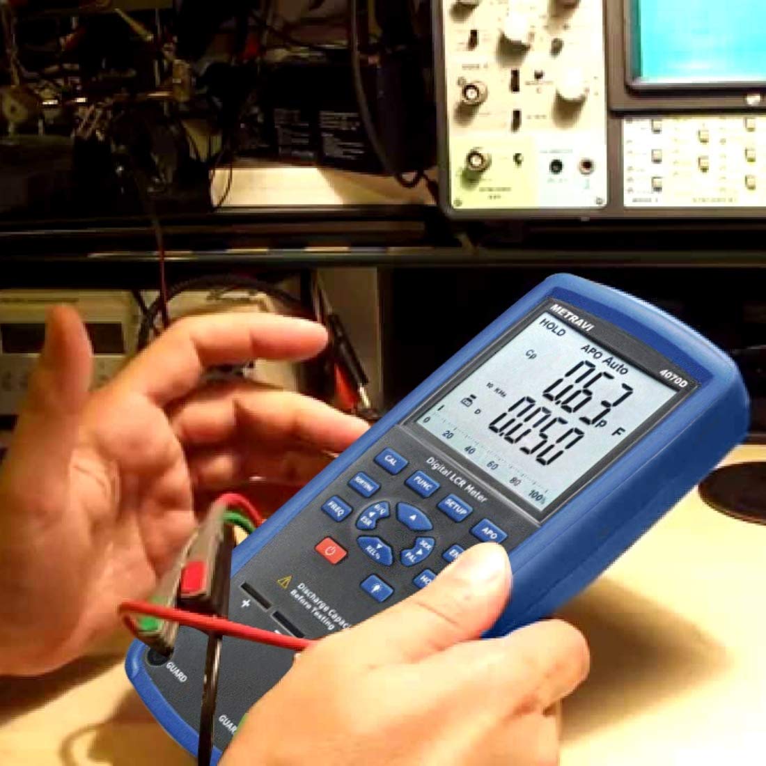Metravi 4070D Digital Hand-held LCR Meter