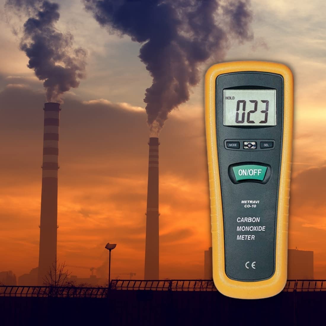 Metravi CO-10 Carbon Monoxide Meter