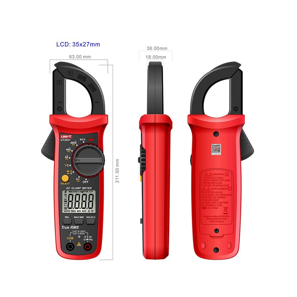 UNI-T UT202+ Digital Clamp Meters