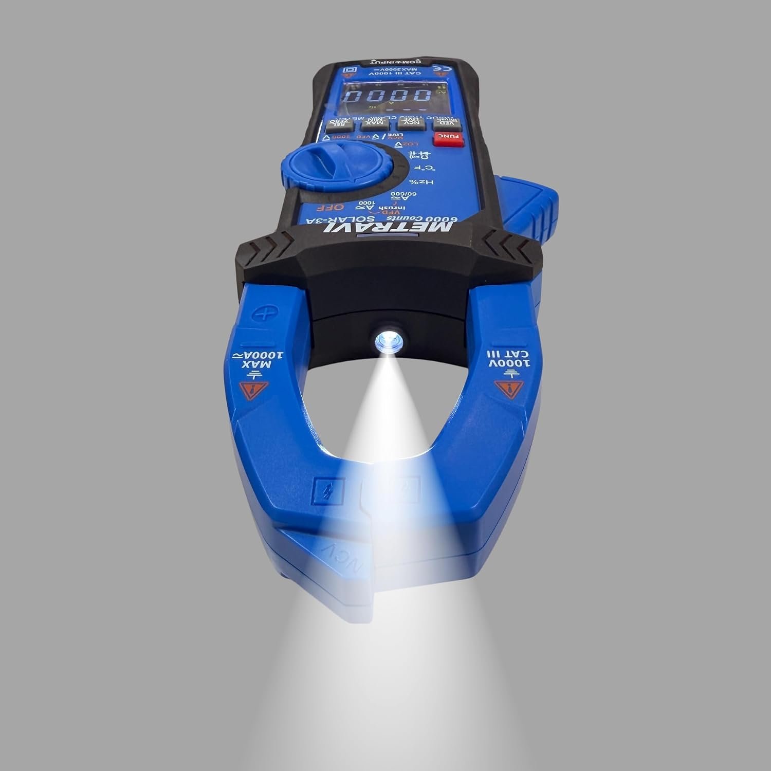 METRAVI Solar-3A Digital TRMS AC/DC Clamp Meter