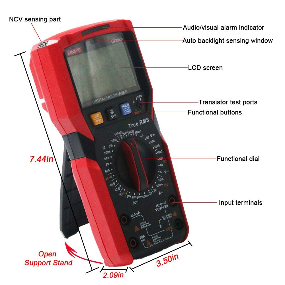 UT89XD Series Digital Multimeters