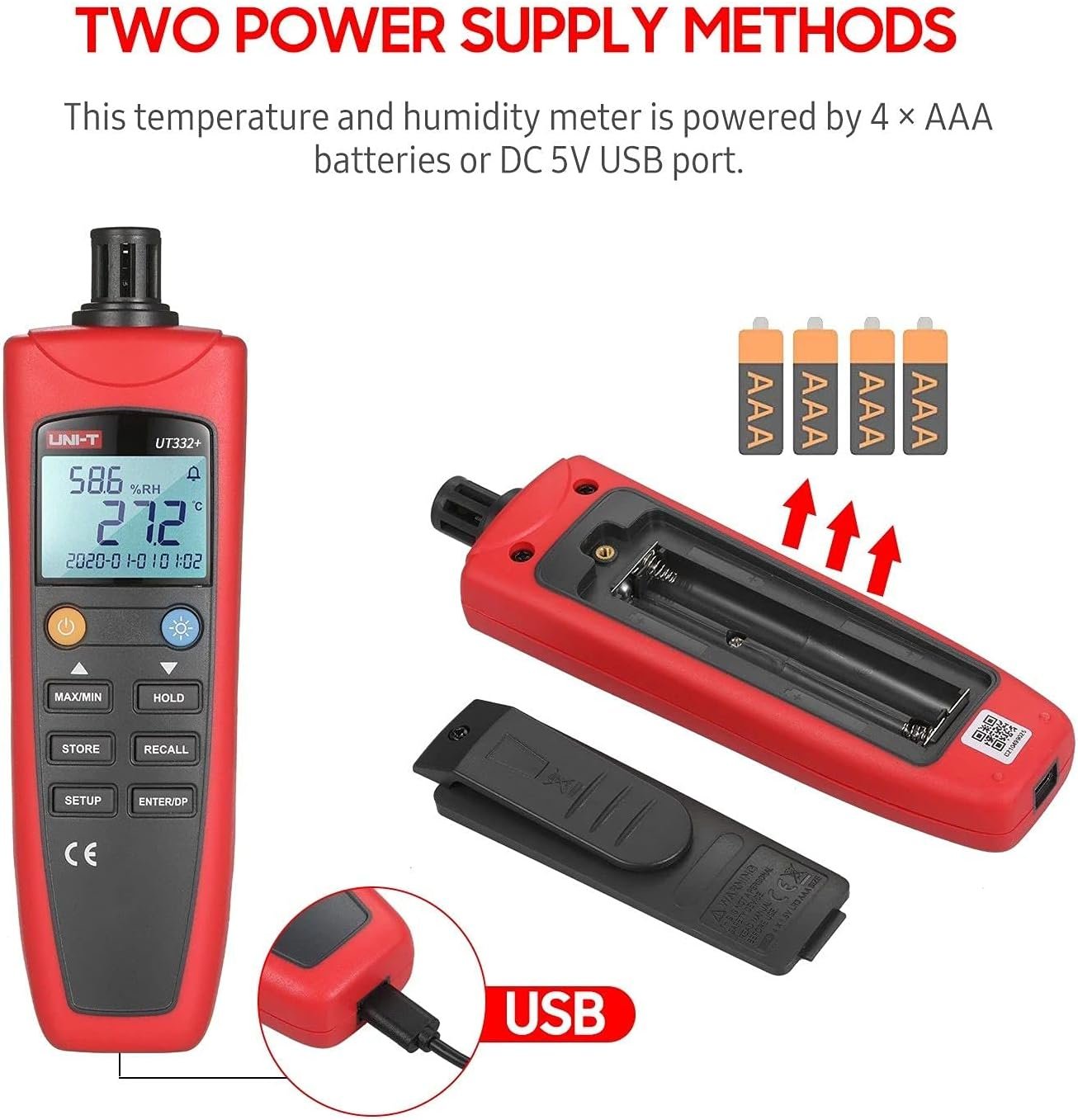 UNI-T UT332+ Series Temperature Humidity Meters