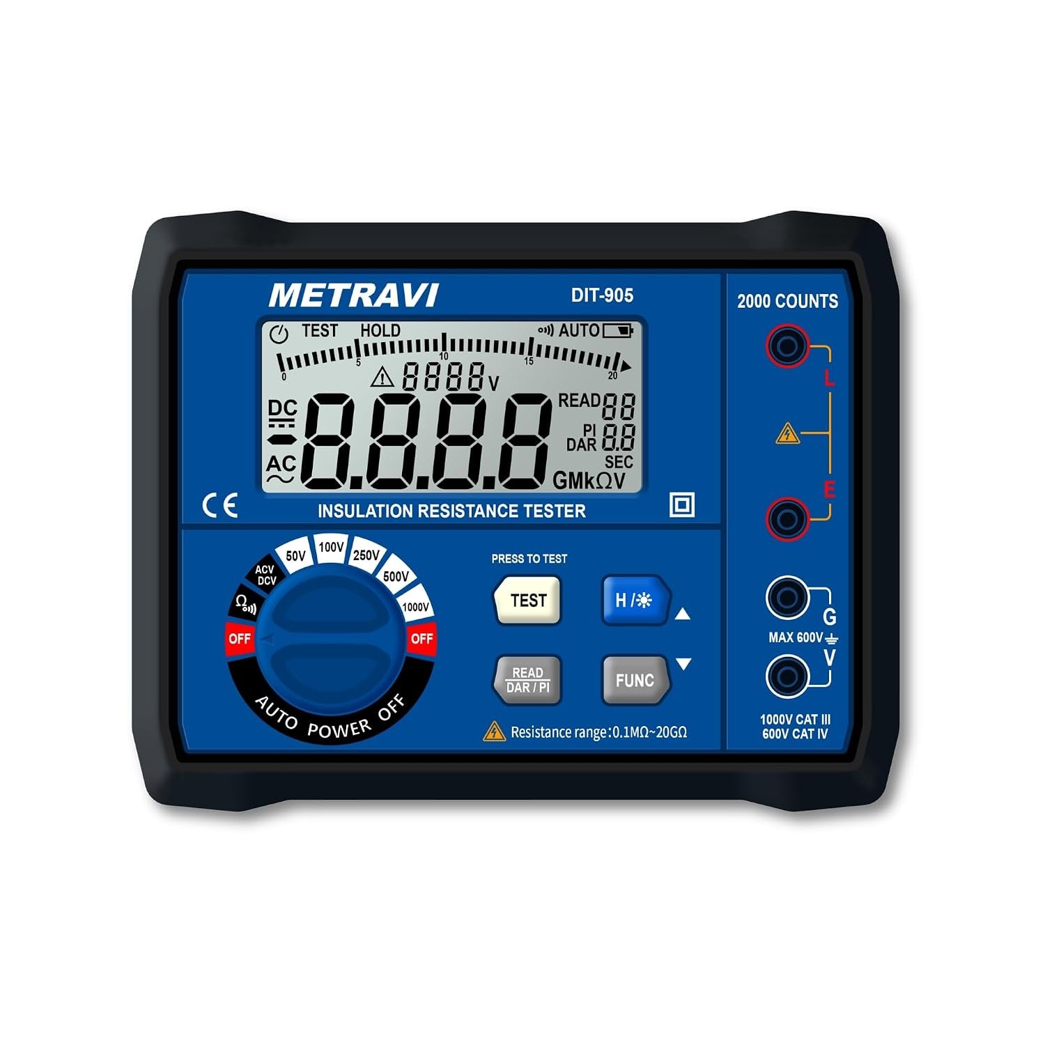 METRAVI DIT-905 Digital Insulation Tester