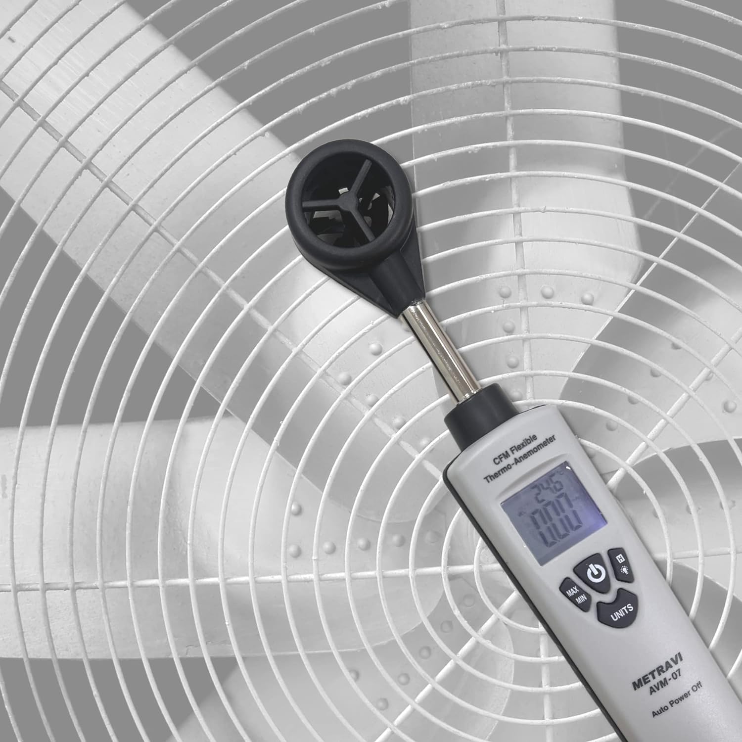 Metravi AVM-07 Metal Fan Thermo Anemometer