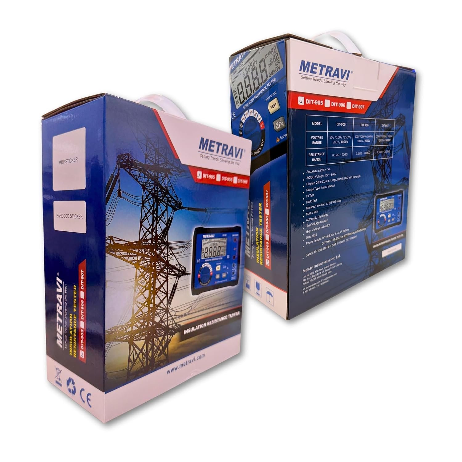 METRAVI DIT-905 Digital Insulation Tester