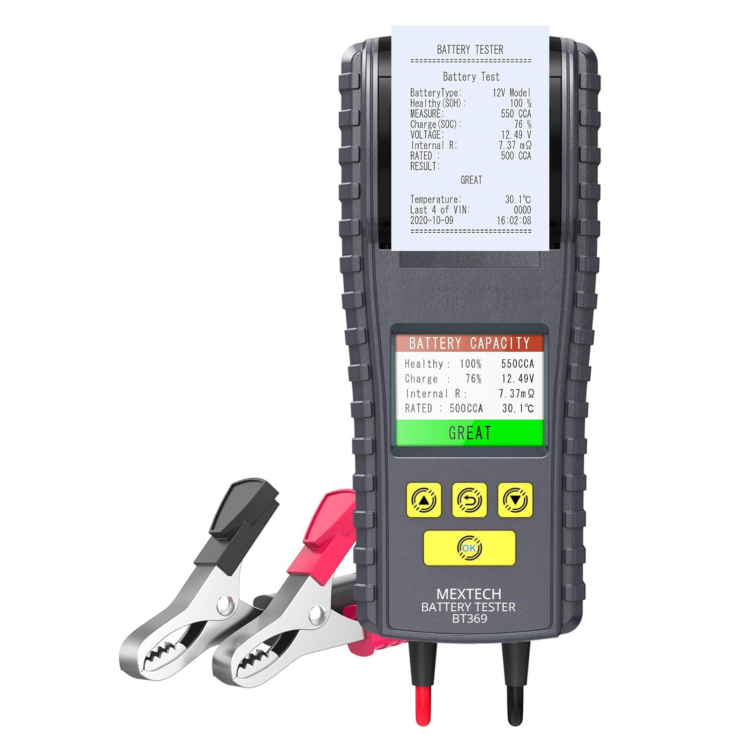 MEXTECH BT369 BATTERY TESTER