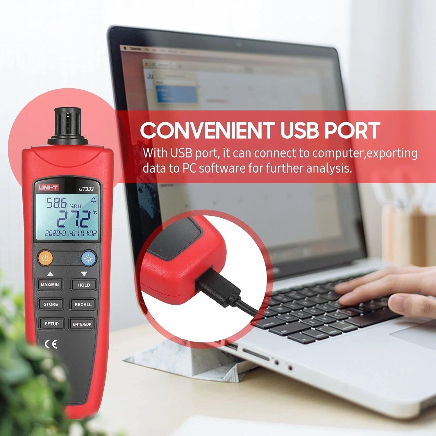 UNI-T UT332+ Series Temperature Humidity Meters