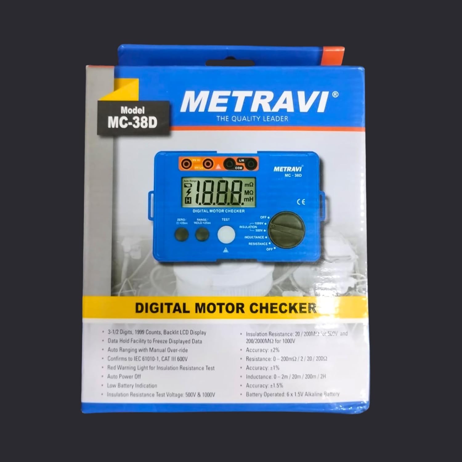 Metravi MC-38D Digital Motor Checker