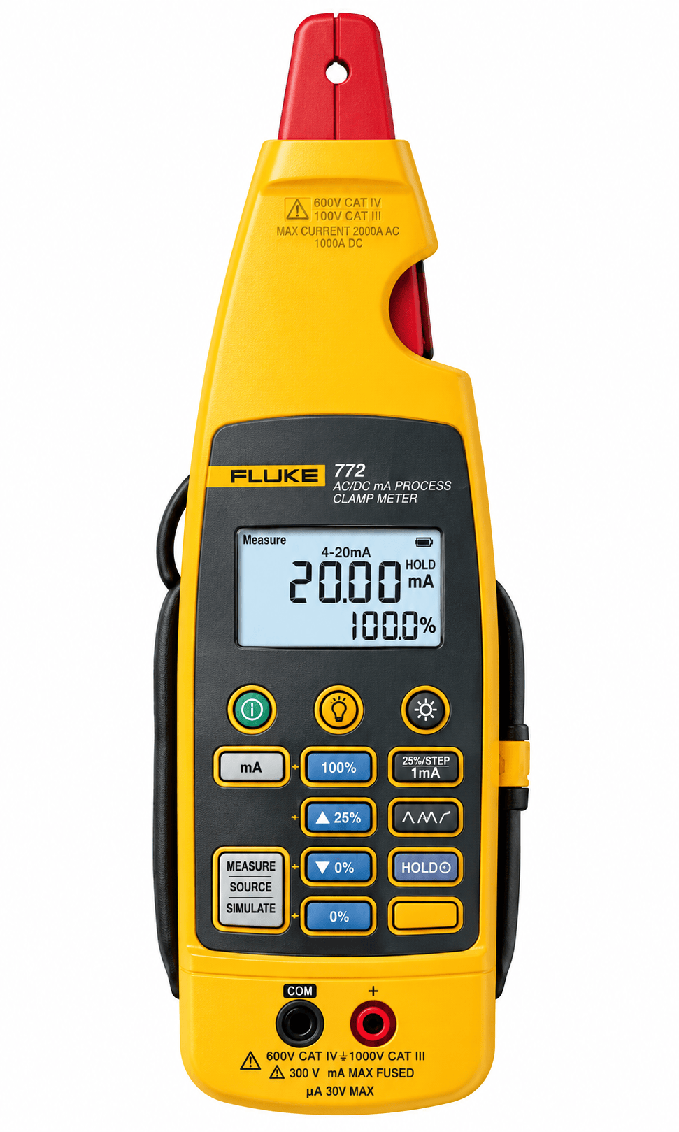Fluke 772 Milliamp Process Clamp Loop Meter