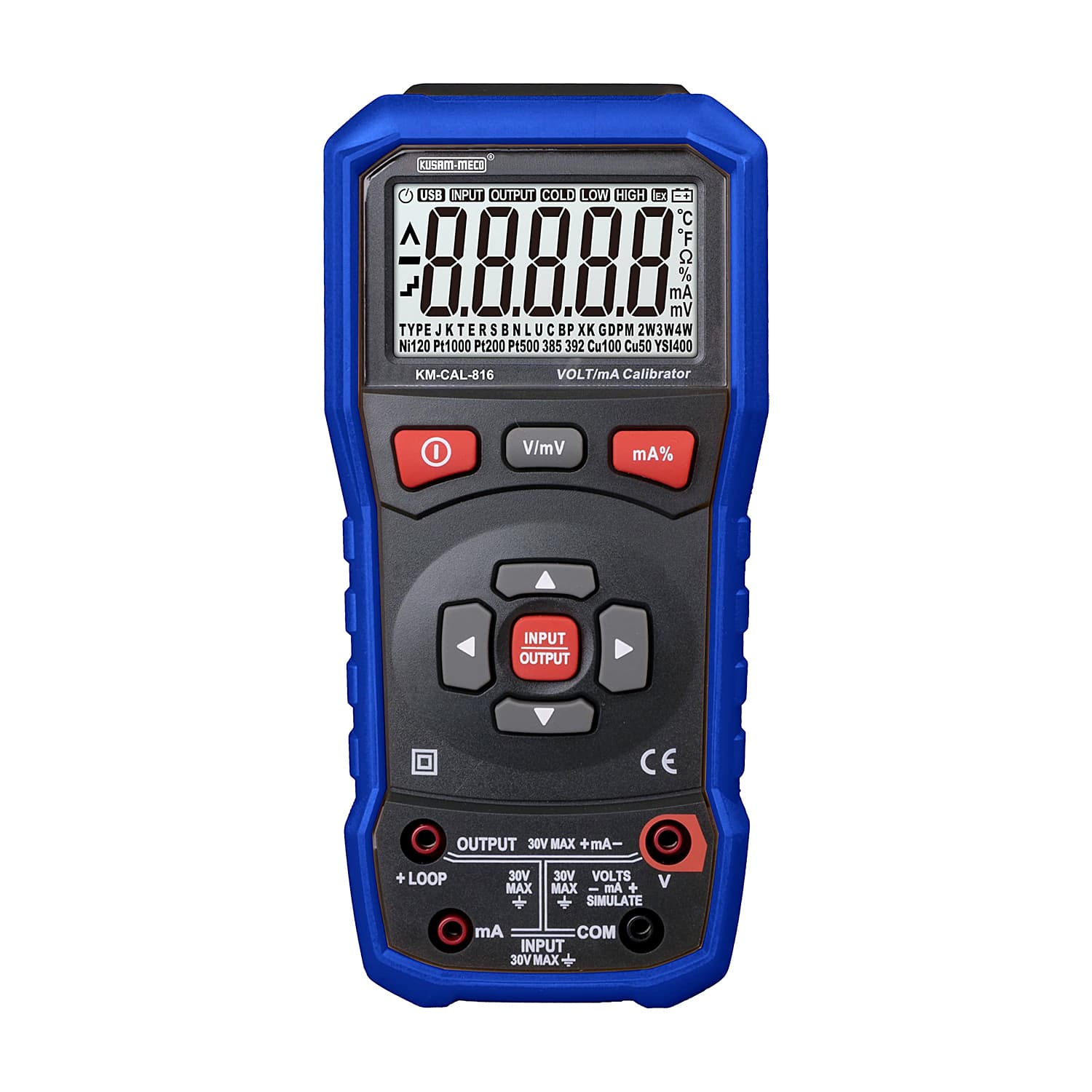 KUSAM-MECO KM CAL 816 -  VOLTAGE/mA SOURCE & MEASURE LOOP CALIBRATOR