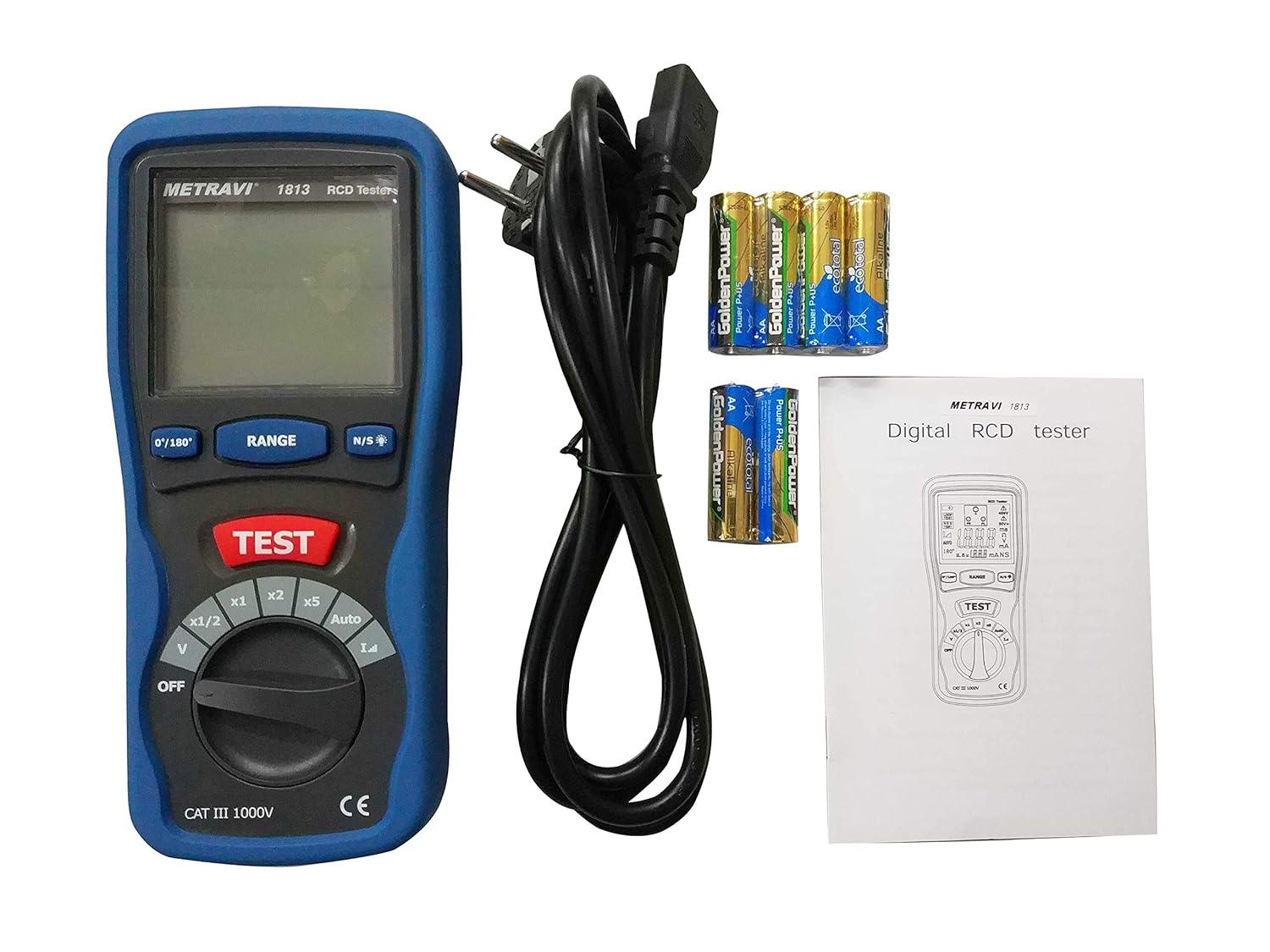 Metravi 1813 ELCB RCD Tester