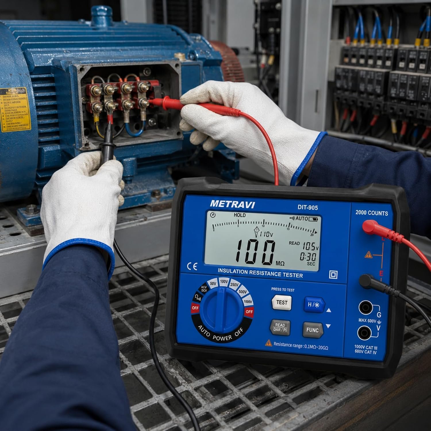 METRAVI DIT-905 Digital Insulation Tester