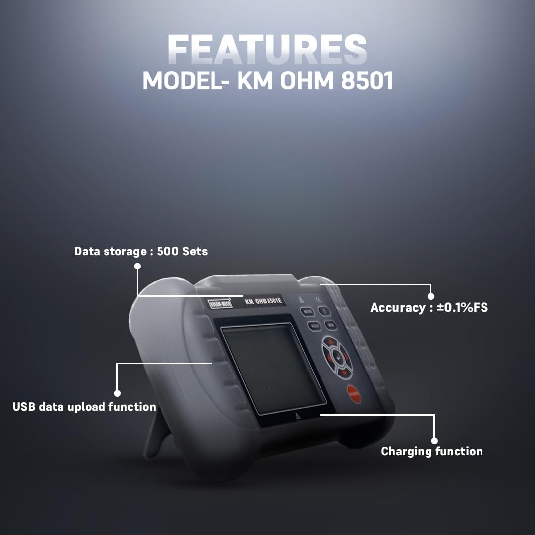 Kusam Meco-KM-OHM-8501E-Digital DC Micro Ohm Meter