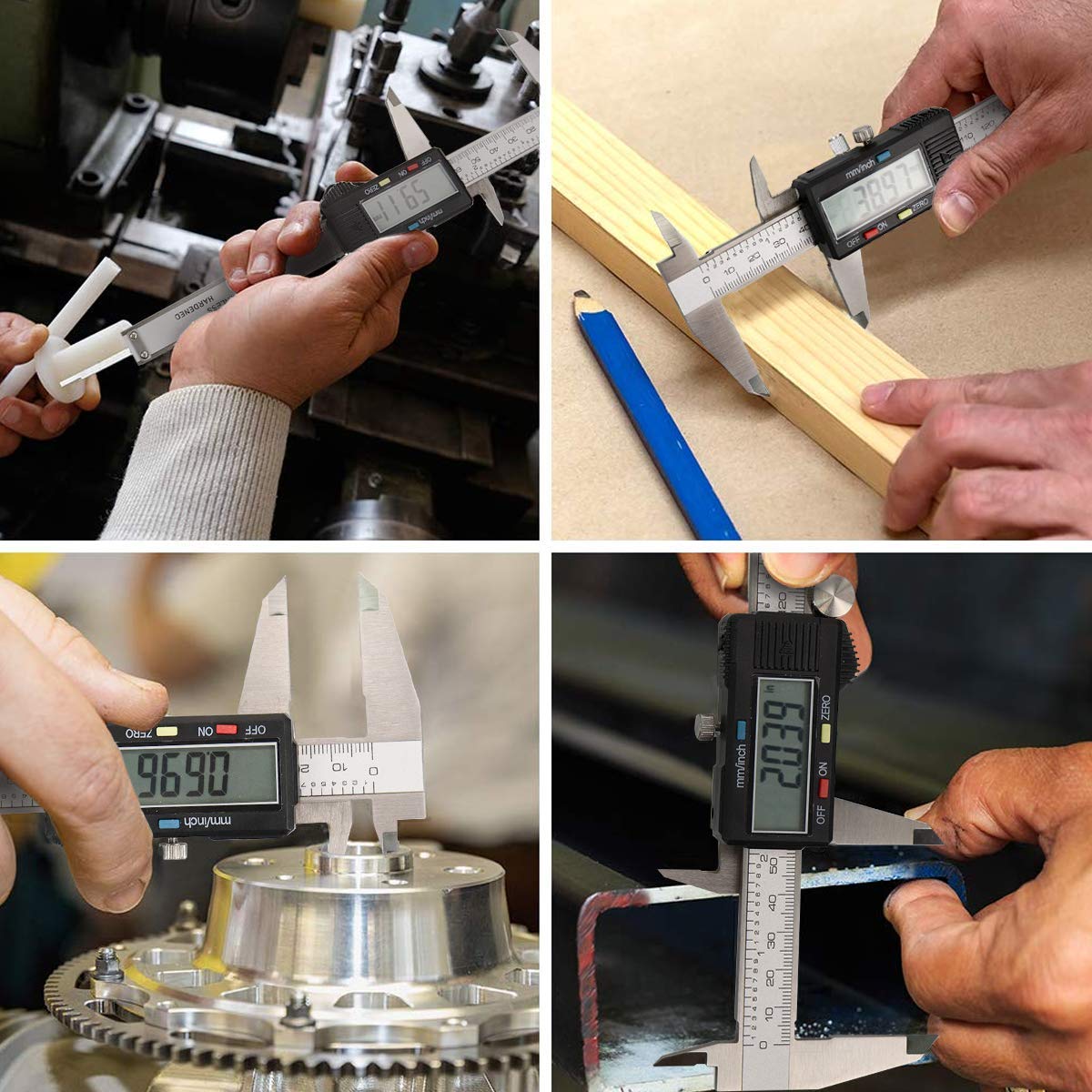 Aerospace 8 Inch | 200mm Digital Vernier Caliper | Micrometer for Precise Measurement in MM and Inch