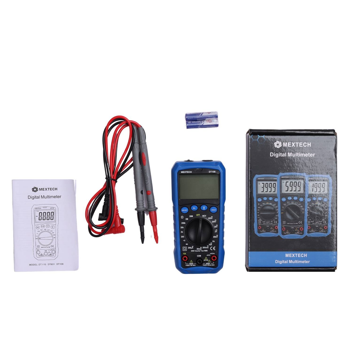 MEXTECH DT 108 DIGITAL MULTIMETER