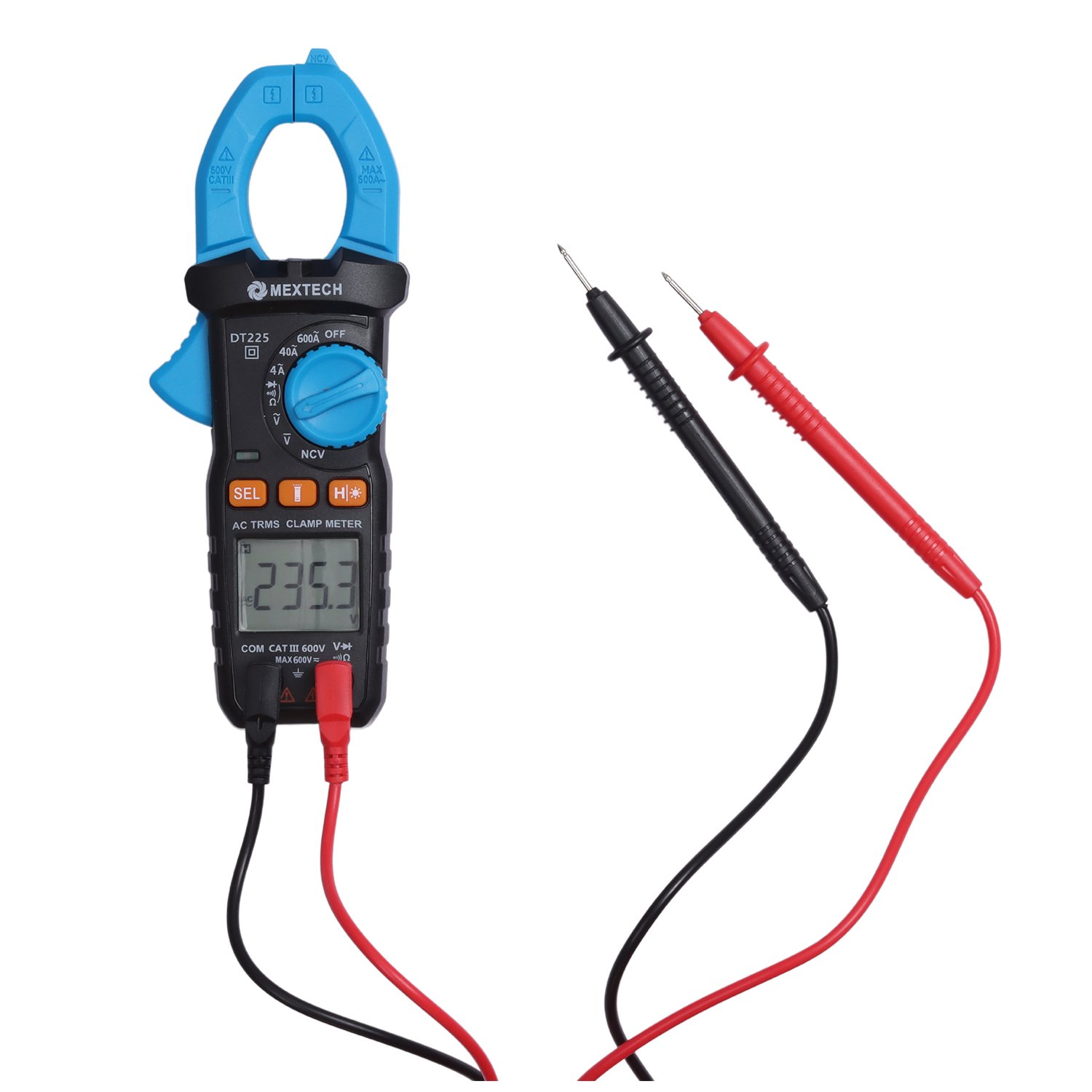 MEXTECH DT225 Digital TRMS Clamp Meter
