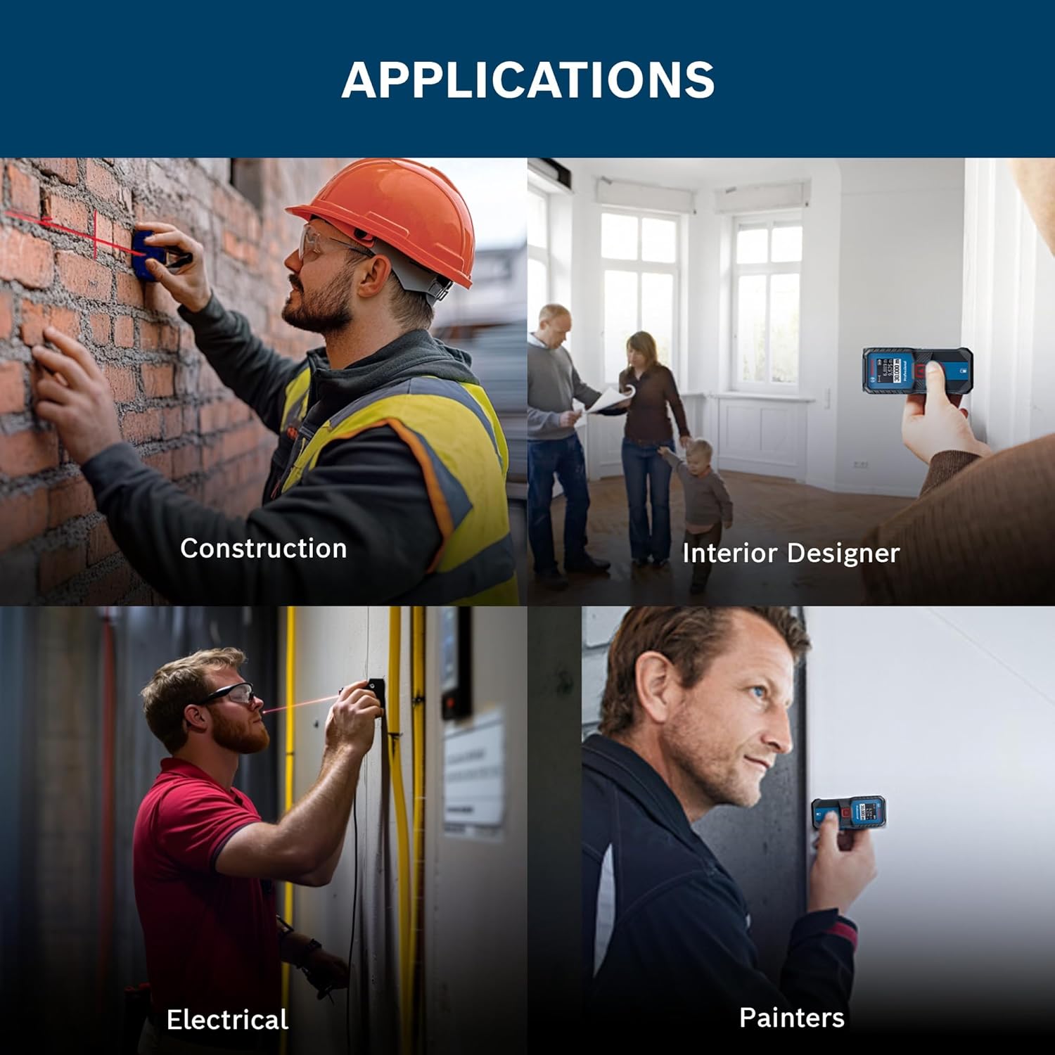 BOSCH GLM 30-23 Professional Laser Measurer| Compact & User-Friendly Interface| Laser Class 2, Range up to 30 m, ±1.5 mm