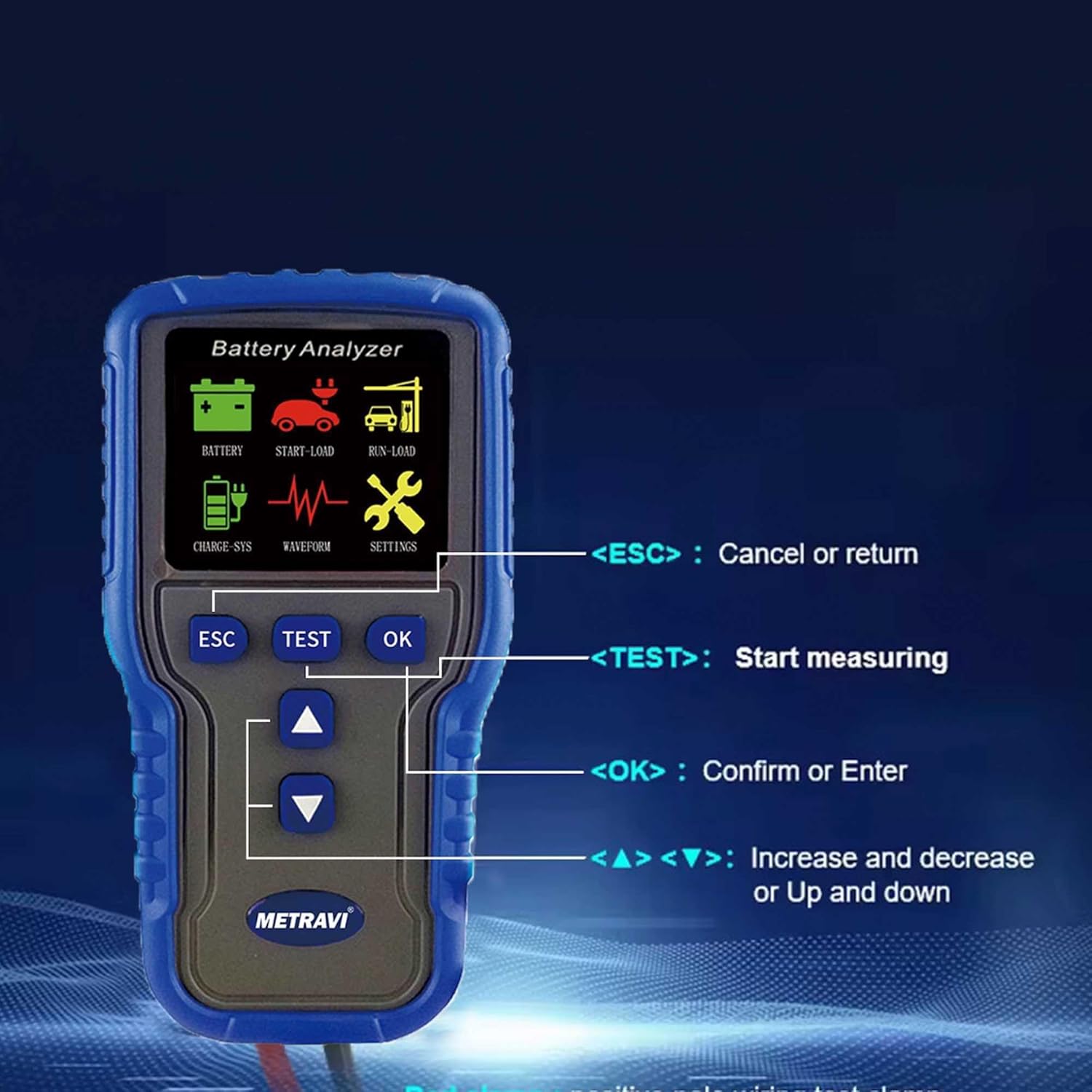 Metravi BT-220 Battery Analyser