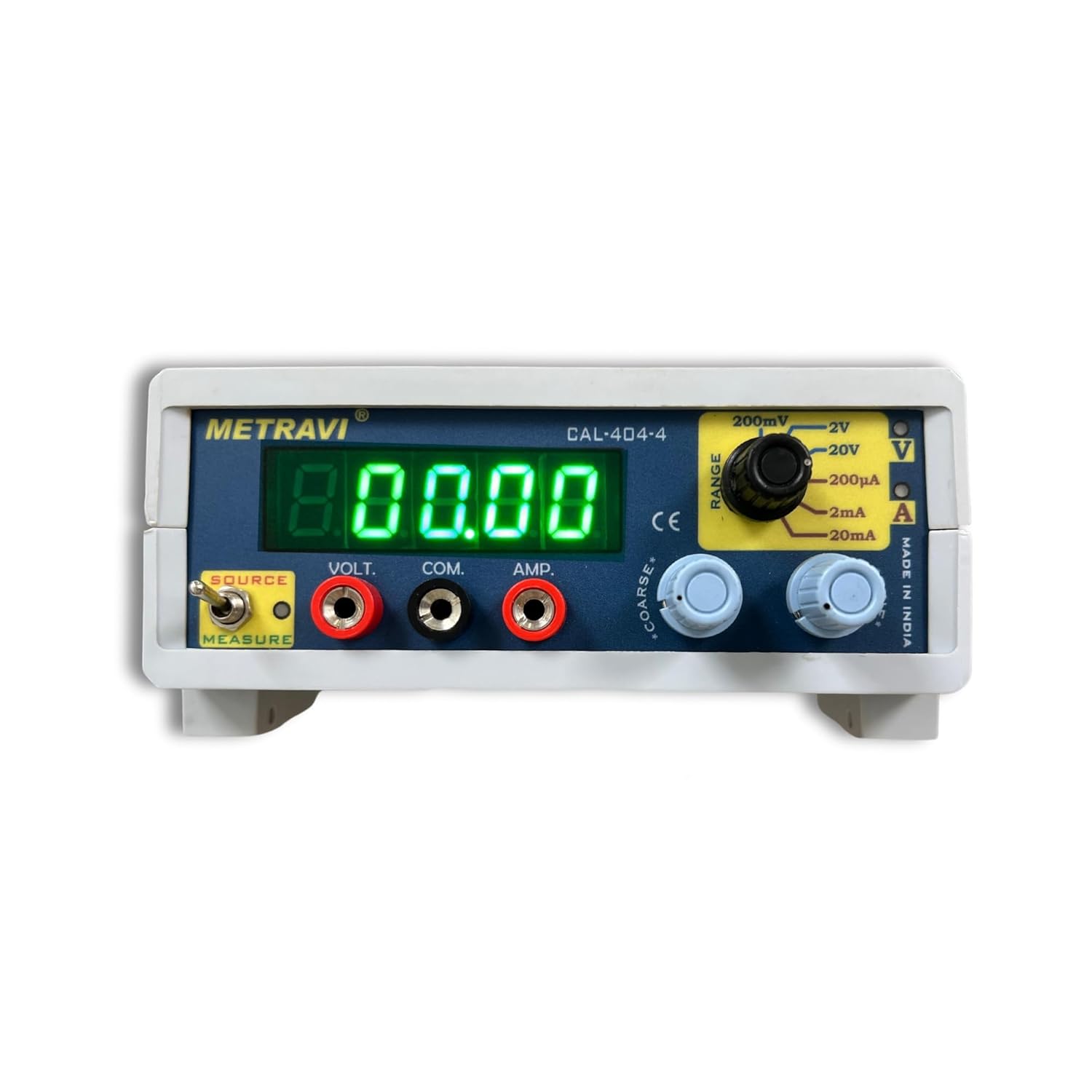 Metravi CAL-404-4 mV mA RTD/PT100 Calibrator with Rechargeable Battery and POT adjustment