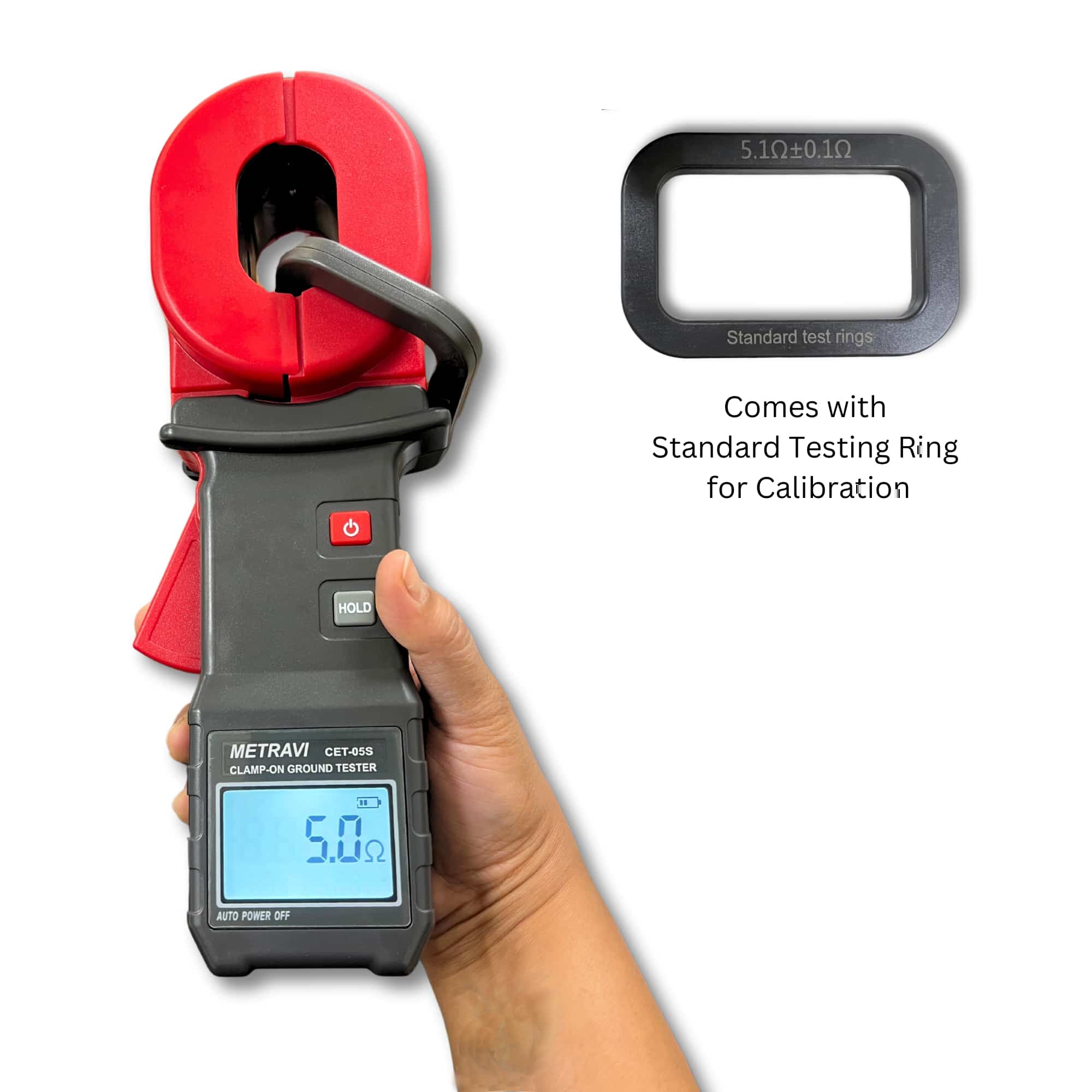 Metravi CET-05S CLAMP-ON GROUND/EARTH RESISTANCE TESTER