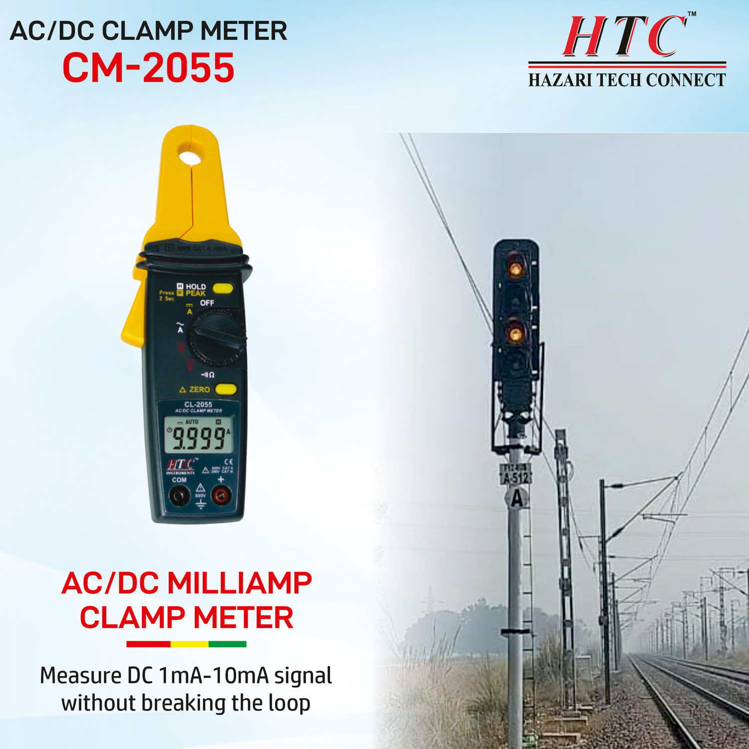 HTC-CL-2055-AC|DC CLAMP METER HTC-CL-2055-AC|DC CLAMP METER