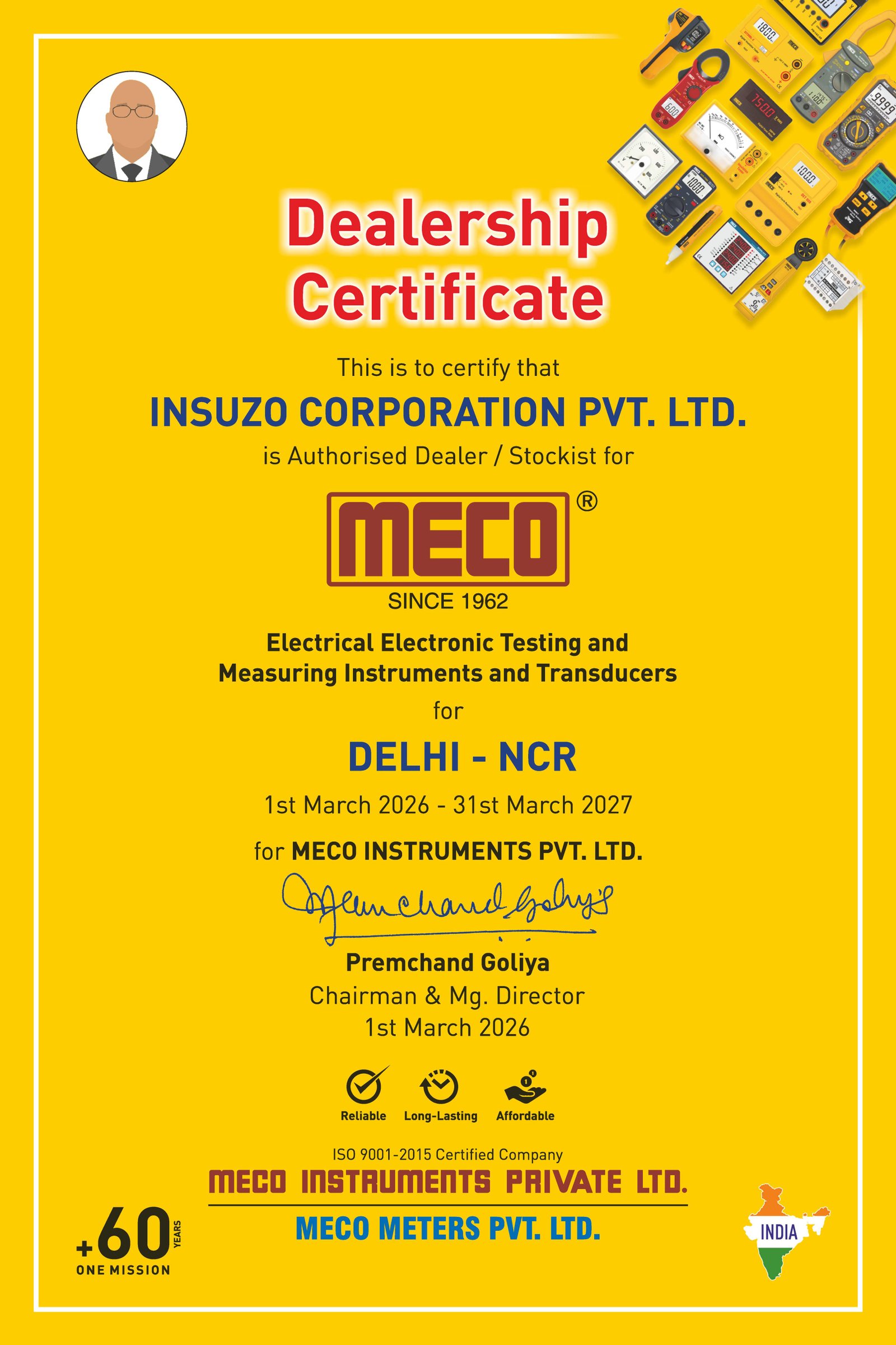 MECO 27-AUTO BL Auto ranging Digital Clamp meters Image