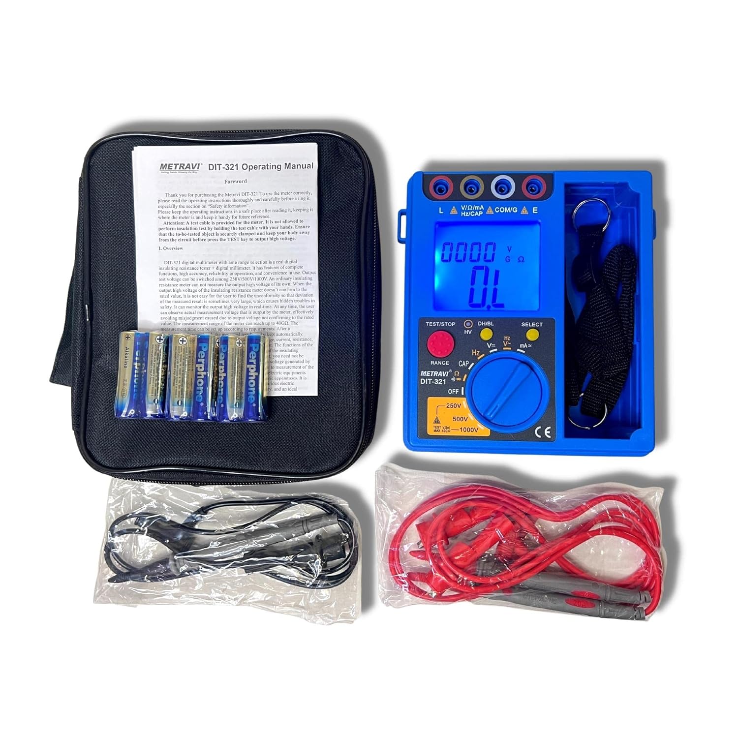 Metravi DIT-321 Digital Insulation Tester