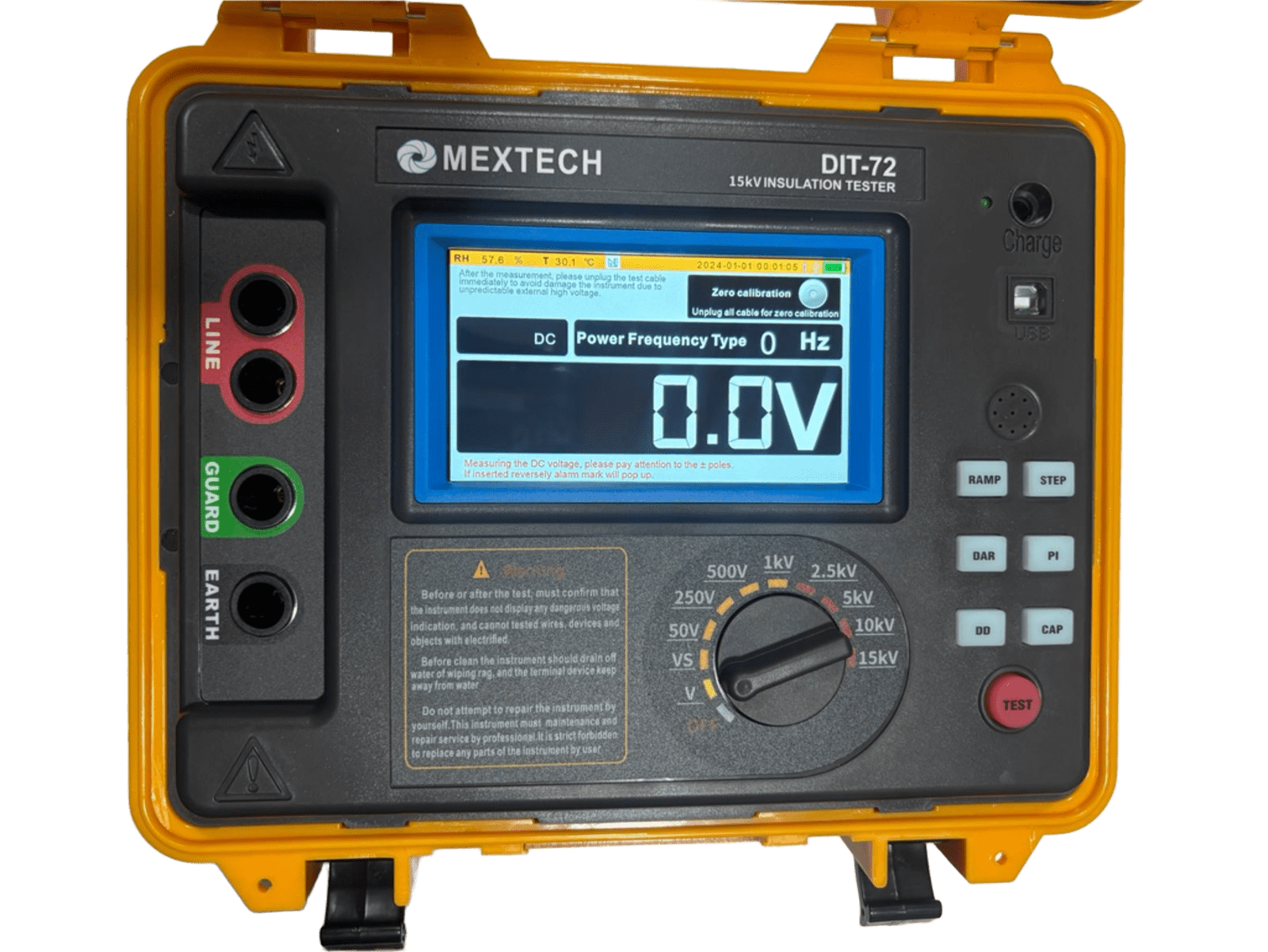 MEXTECH DIT72 DIGITAL INSULATION TESTER Image