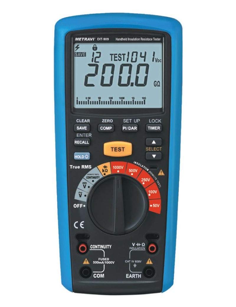 Metravi DIT-909 Digital Insulation Tester