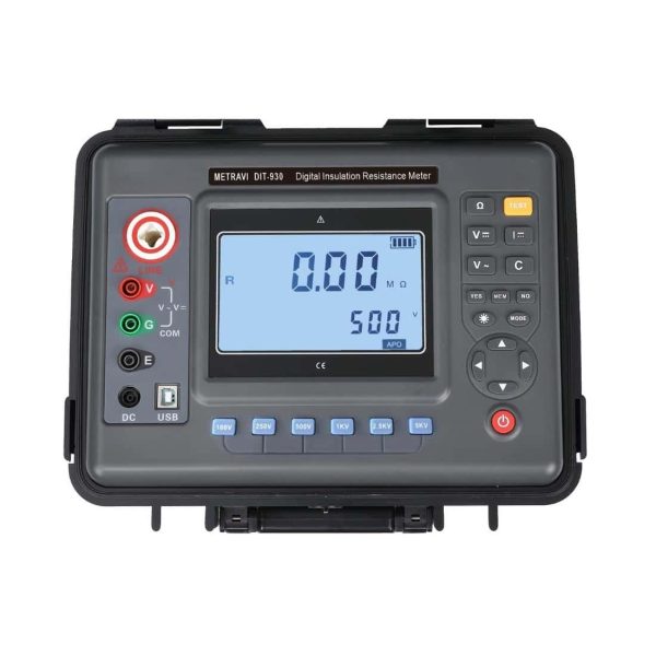 Metravi DIT-930F 15kV Digital Insulation Resistance Meter