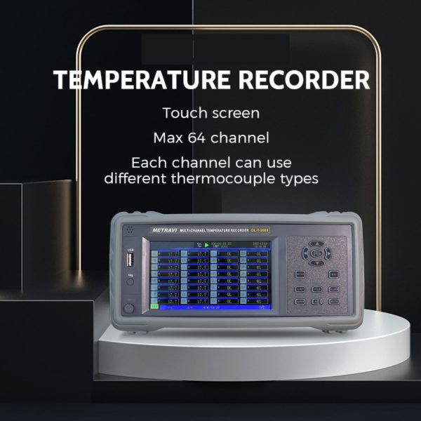 METRAVI DL-T-2000 Multi Channel Temperature Data Logger