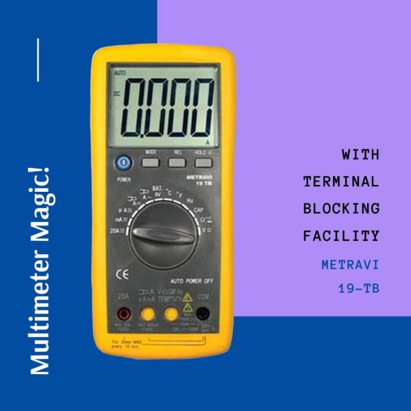 Metravi DT-19TB Digital Multimeter